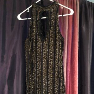 Black/Gold cocktail dress